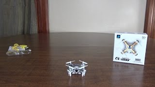 Cheerson  CX10W Worlds Smallest WiFi FPV Quadcopter  Review and Flight [upl. by Evod845]