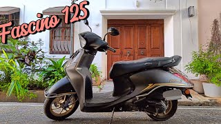 yamaha fascino 2024  tamil  review  scooter review [upl. by Iderf]