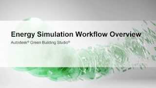 Energy Simulation Workflow Overview [upl. by Irmine]