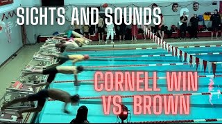 Cornell Win vs Brown Swim and Dive  Vlog 55 [upl. by Ursa]