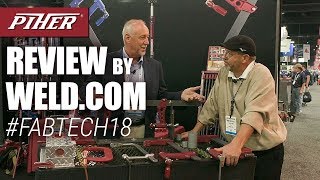 PIHER review by Bob Moffatt Weldcom 🔥 Fabtech 2018 🔥 Atlanta USA [upl. by Ardeen]