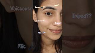 Setup for YouTube Videos Background  Lightshorts toolscreator skincare makeup [upl. by Dalila]