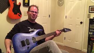 Ibanez RGA42FM Metal Tones Part 2 with Seymour Duncan Omega Pickup [upl. by Cohen]