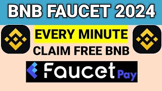 bnb binanace faucet claim  btc mining free  trx mining site  faucetpay earning free [upl. by Eimot]