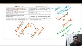 Difference between photodiode and phototransistor 16 [upl. by Gayelord]