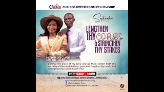 CHIRSCO UPPER ROOM FELLOWSHIP  SUNDAY SERVICE  22ST SEPTEMBER 2024 [upl. by Eicnan]