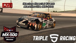 2024 iRacing Special Event  Martinsville MX500 [upl. by Shyamal]