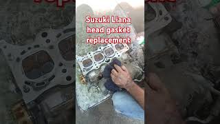 Suzuki Lena head gasket replacement [upl. by Akerue477]