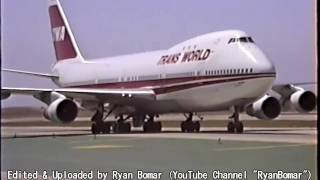 IllFated TWA Boeing 747131 at LAX [upl. by Neerehs]