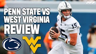 Penn State vs West Virginia Review  PFF Grade Release Show [upl. by Hanoy705]