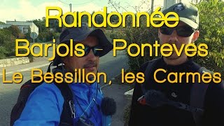 RANDONNÉE  Barjols  Ponteves le Bessillon les Carmes [upl. by Adnilem]