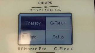 Respironics CPAP  Remstar Pro  POWERFUL features you can CONTROL  Part 6 of 7 [upl. by Tevis]