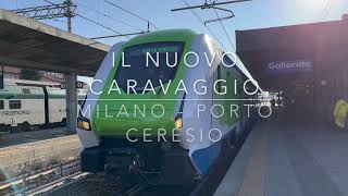 Il treno Caravaggio sulla linea MilanoGallarateVaresePorto Ceresio [upl. by Hedi]