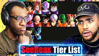 Rating SEEREAX Dragon Ball Xenoverse 2 Tier List [upl. by Oderfliw]