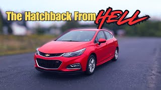 2017 Chevrolet Cruze LT Hatchback Regular Car Reviews [upl. by Yelnik]