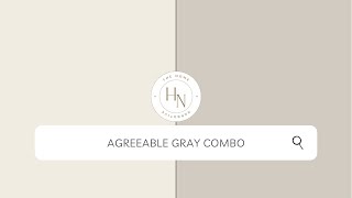 Agreeable Gray by Sherwin Williams Combo [upl. by Annoel]