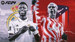 Real Madrid vs Atletico Madrid 2024 Match Highlights  FC 24 [upl. by Suirradal411]