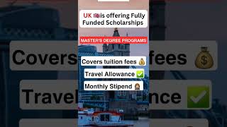 Chevening Scholarship 2024  Fully Funded Masters in the UK  Apply NowStudyInUK scholarship [upl. by Rodmann]