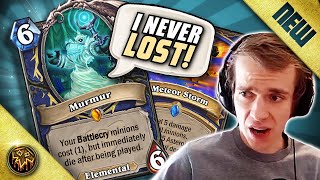 Im UNDEFEATED with this🔥BROKEN🔥new deck  Hearthstone Thijs [upl. by Harshman]