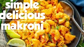 How to make simple delicious chickrn macroni  chicken makronia recipes easy macroni recipe [upl. by Pirozzo378]