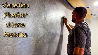 Venetian Plaster Metallic Accent Wall [upl. by Anner615]