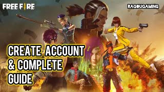 Complete Walkthrough of Free Fire  How to Install Download amp Create Account Free Fire [upl. by Raual]