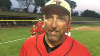 Coach Gordy Johnson on AkronWestfields first state baseball tournament berth [upl. by Anirret591]