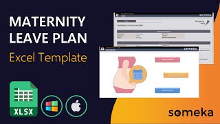 Maternity Leave Plan  Excel Template  Work Organizer Before Parental Leave [upl. by Isleana866]