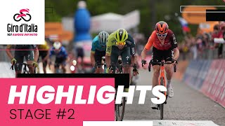 Giro dItalia 2024  Stage 2 Highlights [upl. by Argyres]