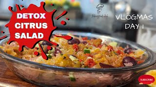 DETOX DELIGHT  SALAD VLOGMAS DAY 1 [upl. by Ummersen]