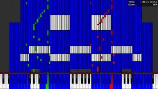 Dark MIDI  PACMAN Theme  500000 NOTES [upl. by Surdna]