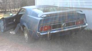 1973 Mustang Mach 1 Exhaust Sound [upl. by Ziul]