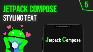 Styling Text  Android Jetpack Compose  Part 5 [upl. by Darcy]