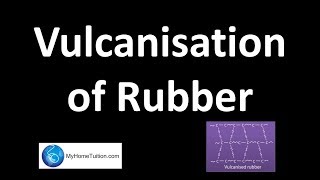 Vulcanisation of Rubber  Polymer [upl. by Egidius849]