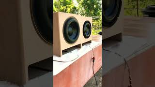 ตู้เปิดเขาวงกต 10 VS 12 ตู้ลอย subwoofer speaker bass [upl. by Joela]