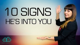 Subtle Signs Hes Into You Body Language SECRETS [upl. by Nea]