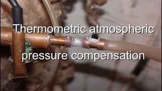 Thermometric atmospheric pressure compensation [upl. by Quinn]