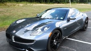 Fisker KARMA Car Review Luxury Sedan Test Drive [upl. by Melosa]