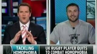 MSNBC  Ben Cohen Quits Rugby To Combat Homophobia [upl. by Landa]