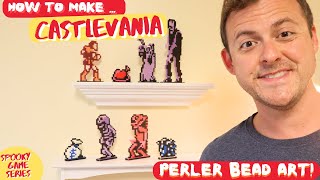 How to Make Castlevania Perler Bead Art perlerbeadart castlevania [upl. by Holder]