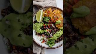 Chipotle Lime Black Bean Bowls  Quick amp Easy OnePan Meal in 20 Minutes shorts veganreceipes [upl. by Renie]