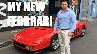 My New Rare Ferrari Testarossa Supercar Purchase [upl. by Ashbey68]