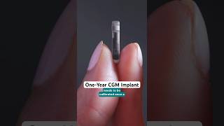 The implantable CGM from Eversense will last 1 year type1diabetes t1d diabetes [upl. by Trant73]