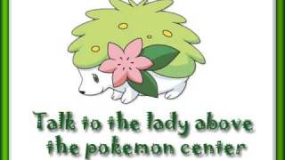 Shaymin Sky Form With Action Replay for pokemon platinum without going to flower paradise [upl. by Ilarrold]