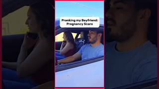 Pranking my bf pregnancy scare husbandwifecomedy [upl. by Aicatsan]