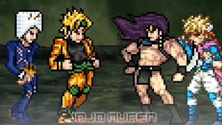 Dio amp Weather Report vs Ultimate Kars amp Caesar Zeppeli  Epic Battle MUGEN [upl. by Raviv]