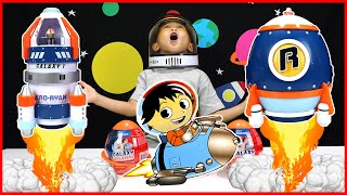 BLAST OFF with Ryan Galaxy Explorers Toys for kids [upl. by Adlev]