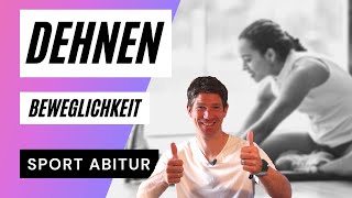 Sport Abitur Theorie  Beweglichkeit und Dehnen  ein Überblick [upl. by Jamille871]