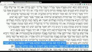 Gospel of Mark in Hebrew  Chapter 1  הבּשורה על־פי מרקוס פרק א [upl. by Lledroc]