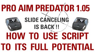 Pro Aim Predator 105  How To Get Script Full Potential  New Settings  Tips and Explanations [upl. by Nedyrb]